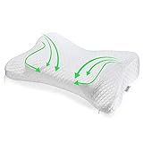 UUQ Memory Foam Butterfly Pillow - Orthopedic...