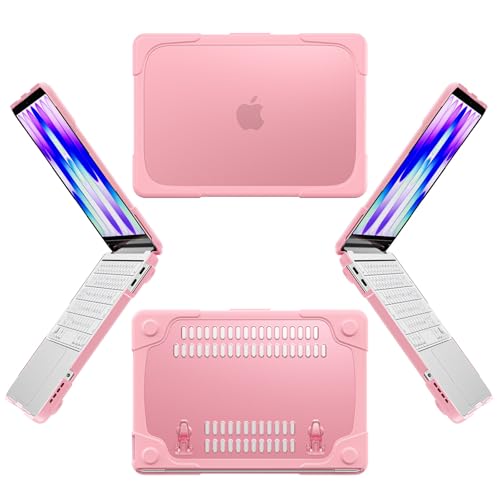 Funda MacBook Neo 13 A3404 para universitarios carcasa rosa mate