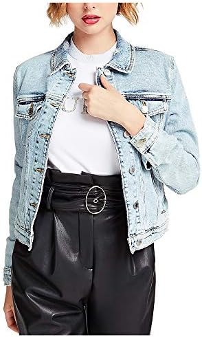 Guess Giubbino Jeans Donna : Amazon.it: Abbigliamento