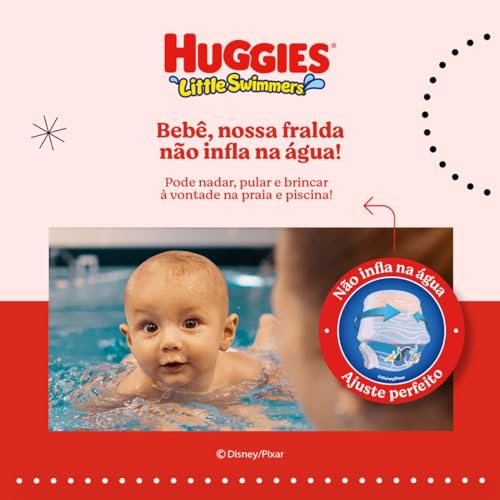 Fralda Huggies Little Swimmers G/XG - 10 Fraldas