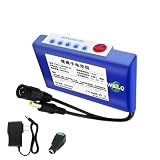 WILLQ Pacco Batteria al Litio polimerico 12V ad Alta capacità 5Ah, 8Ah, 10Ah, 20Ah, 30Ah, 40Ah, 50Ah, 60Ah, Ideale per lampioni solari e sistemi di Alimentazione di Backup per Esterni,12v 5000mah