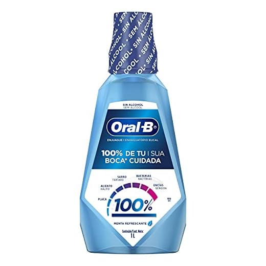 Oral-B Enxaguante Bucal 100% De Sua Boca Cuidada 1L