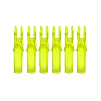 30 Nocks Per Frecce Tiro Con L'arco &ndash; Plastica &ndash; Diametro Interno 6.0 Mm &ndash; 8 Colori Assortiti