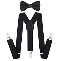 Algopix Similar Product 12 - AWAYTR Child Kids Suspenders Bowtie Set
