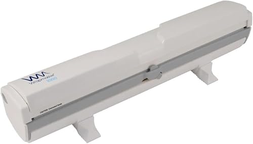 We Can Source It Ltd - Compact Kitchen Food Wrap Dispenser, Wrapmaster 1000 Catering Dispenser, White Plastic Cling Film & Foil Dispenser for Catering, Commercial Kitchens and Food Preparation