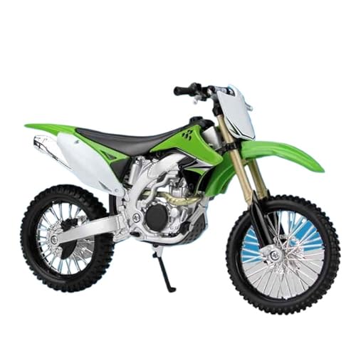 Modèle moto Kawasaki KX 450F 1:12 : finition premium en métal injecté pour vitrine