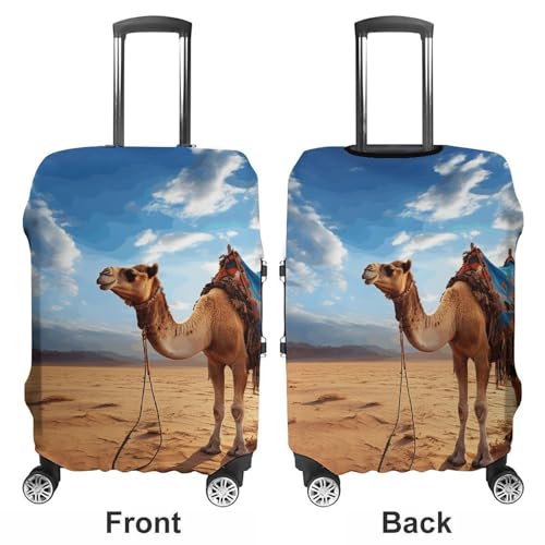 Carry on Luggage Cover Camel Sky Suitcase Covers for Luggages Tsa Approved Travel Luggage Sleeve Protector Elastic Suitcase Protector Anti-Scratch Washable Fits 19-30 Inch Case -XL3