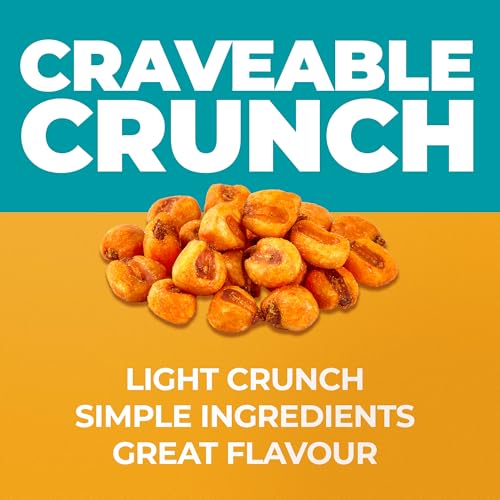 Crunchy Corn Snacks by Zest Delites, Sea Salt Roasted Corn, 0.7oz x 20 Packs, Nuts-Like Crunch, Gluten Free, Vegan, NON-GMO, Healthy Snacks for All Ages, Healthy Alternative to Chips & Crisps