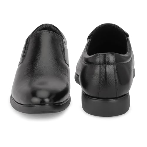 Image of Leatherful Light Weight Genuine Leather Moccasin Shoes IBMC010BL1 | Full Grain Leather | Office | Party | Smart Casual