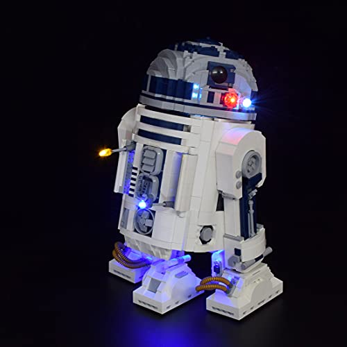 LIND Led Beleuchtungsset Mit Fernbedienung für Lego 75308 R2-D2, Licht Set Kompatibel Mit Lego 75308 Bauset - Nicht… – Bild 3