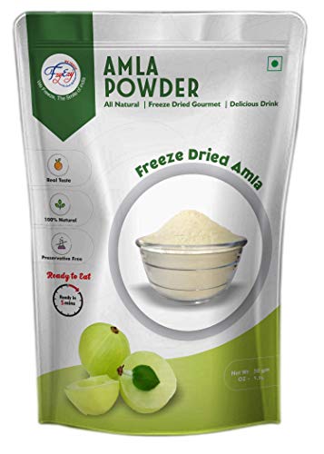 FZYEZY Freeze Dried fruit Powder for Kids and Adults|Camping Vegan Snacks Dried Fruit Powder|Survival Food|Freeze-Dried Fruit Powder|Dehydrated Powder|50 gm (Amla Powder, 50 gm)