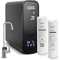 OnlyPure Reverse Osmosis System with Alkaline Filter, 600 GPD Fast Flow, NSF/ANSI 58 & NSF/ANSI/CAN 372 Certified, 2:1 Pure to Drain, Tankless Under Sink RO Water Filter System, Smart Faucet