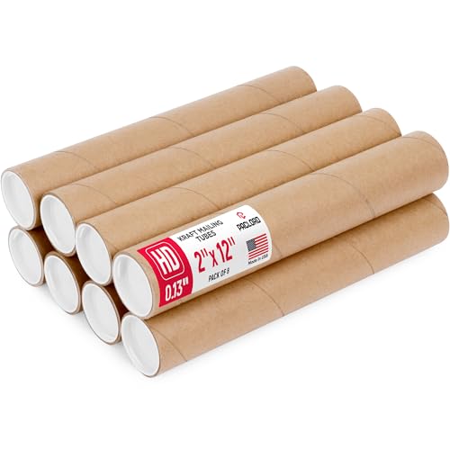 Tubes d'expédition en carton rigides pour éviter les plis sur vos affiches d'art