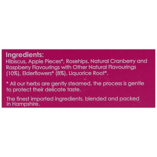 Image of Twinings Cranberry & Raspberry Green Tea, 1.41 Oz 40 G