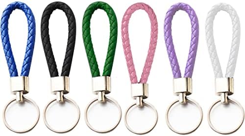 Lot De 3 Porte-Clés Tressés BDEPSTR - Cuir Synthétique, Multifonction