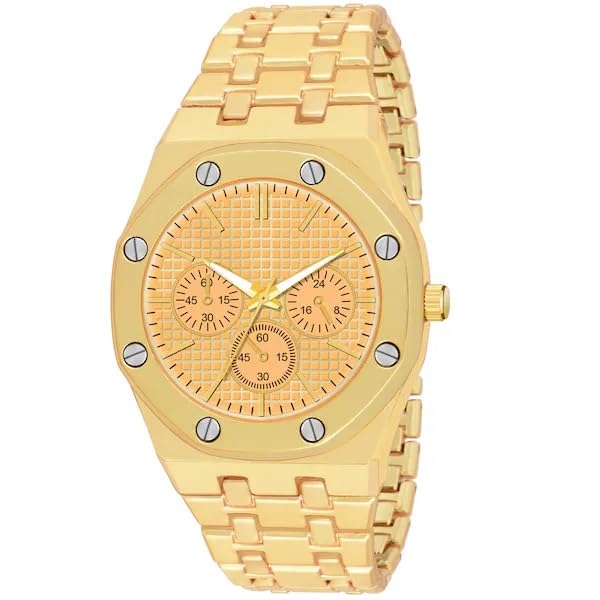 Image of Acnos Premium Brand Square Analog Multi Dial Multi Case Multi Belt Unisex Watch Women Men