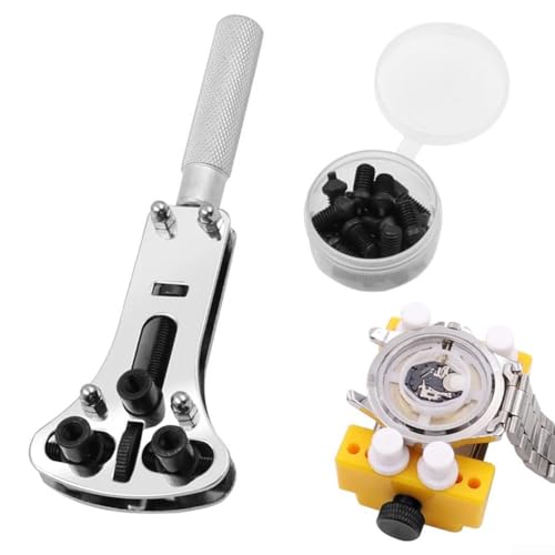 Outil professionnel d'ouverture de boîtier de montre - Clé réglable pour ouvrir facilement les couvercles à vis