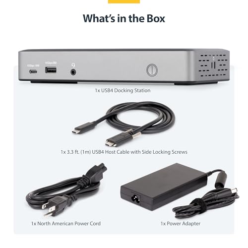 Docking station USB4 triple 4K 60Hz con puerto Ethernet 2.5GbE para laptops 7