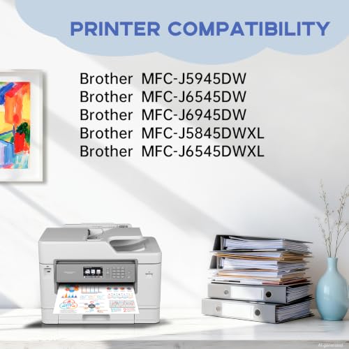 Image of Miss Deer LC3039 BK /C /M /Y Ink Cartridges,Compatible Replacement for Brother LC3039 XXL LC-3039BK,Work for Brother MFC-J5945DW MFC-J6945DW MFC-J5845DW MFC-J6545DW,4 Pack