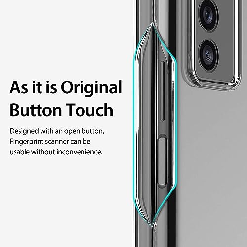 Image of HUMBLE TPU + Poly Carbonate | Crystal Clear Back Cover Compatible with Samsung Galaxy Z Fold 2 Back Cover Scratch-Resistant Shockproof Smooth Feel Back Cover Compatible Samsung Galaxy Fold 2