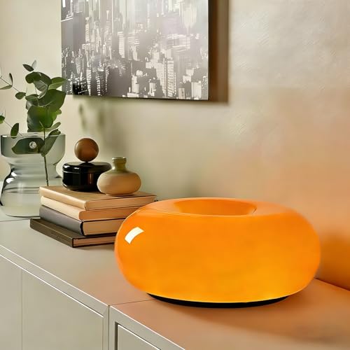 MIXL Orange Donut Table Lamp Ambient Lighting Lamp Aesthetic Room Decor