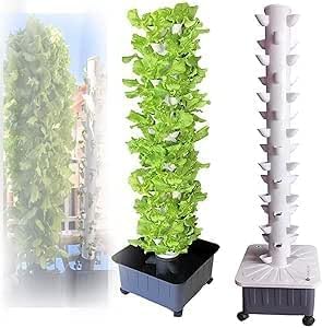 Système Hydroponique Vertical 45 Trous 154cm