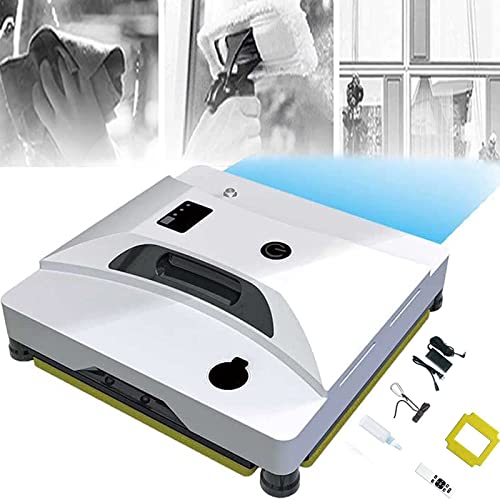 Samnuerly Robot Aspirador De Ventanas, Aspirador Anticaída Inteligente, Robot De Limpieza De Vidrios Para Exteriores Interiores, Robot Aspirador De Limpieza De Ventanas,