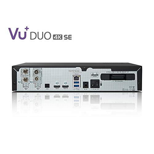 VU+ Duo 4K SE 1x DVB-S2X FBC Twin / 1x DVB-C FBC Tuner PVR Ready Linux Receiver UHD 2160p, zonder harde schijf - Image 3