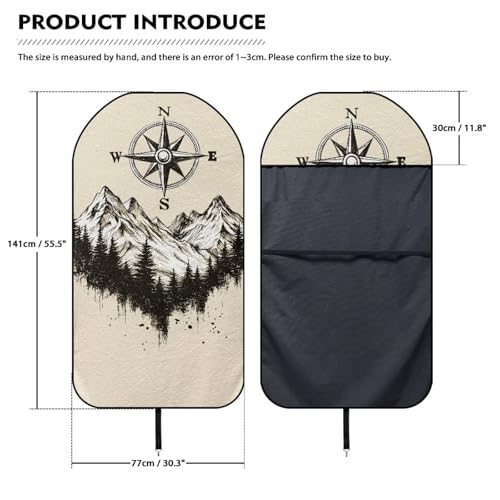 Image of Forest Car Seat Towel Cover Front Car Seat Covers Universal Front Seat Cover Waterproof Soft Auto Seat Covers Anti-Slip Universal Fit for Auto Truck Van SUV