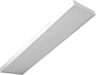 LED Panel Rasterleuchte 120x30cm 50W Kaltweiß 6000K Aufbaurahmen Leuchte Deckenleuchte Pendelleuchte Wandleuchte inkl. Trafo (Kaltweiß, 120x30 50W)