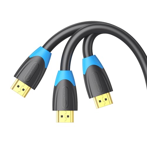 Image of amazon basics HDMI Cable, High Speed, Supports 3D, 4K@60Hz, ARC and CEC Extension, Gold-Plated Connectors, Compatible with TV, Set-Top Box, Gaming Consoles, Blu-Ray (2 Meters)