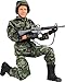 Click N' Play Military Desert Camping | 12-Inch Action Figures w/ Accessories | Clothes, Weapons | Army Guys, Elite Force, Soldier, SWAT, World Peacekeepers | Army Men Toys for Boys