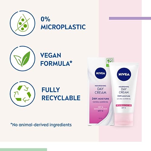 Gesichtspflege von Nivea Visage Rich-Gesichtsmilch (Dry / Sensitive) SPF15 50ml – Ansicht 4