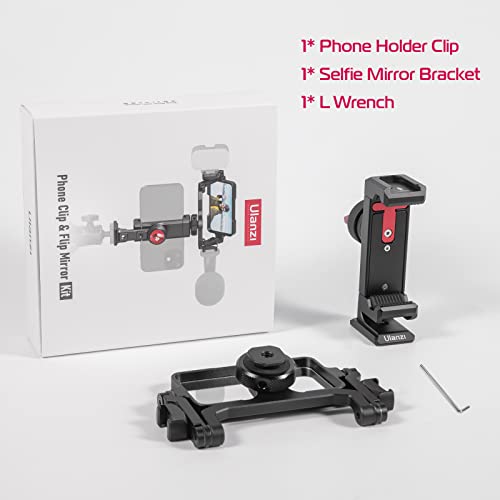 ULANZI Kit De Selfie Para Smartphone, Suporte Fone Com Sapato Frio E Flip Acessórios De Vlog De Câme