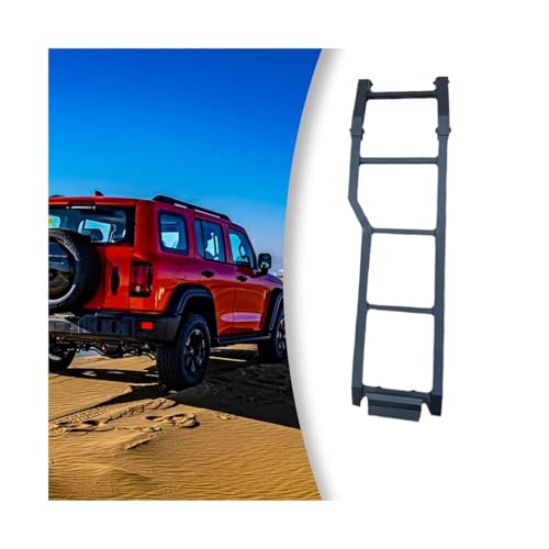 Car Rear Tail Door Ladder Climbing Sturdy Rear Door Tailgate Ladder Compatible for Jimny Jb74W Easy Install Direct Replacement Repair Parts