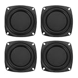 MECCANIXITY 4 Pcs Passive Radiator 4 Inch Woofer Vibrating Membrane, Rubber Vibration Diaphragm Plate Subwoofer for Bass Speaker Replacement, DIY