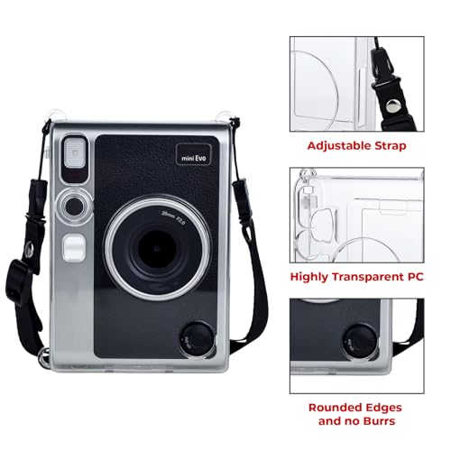 Funda Protectora Transparente Compatible con Fujifilm Instax Mini EVO miniatura 3