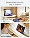 ESR for iPad (A16) 11th/10th Gen Flex Keyboard Case, Ultra-Light Magnetic Detachable Keyboard for iPad 10.9