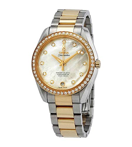 Omega Seamaster Aqua Terra Automatic Chronometer Diamond White Mother of Pearl Dial Watch 231.25.39.21.55.002