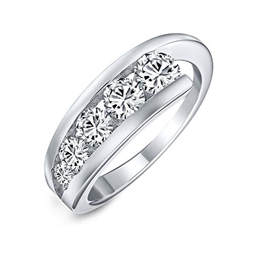 Bague de mariage en argent et oxyde de zirconium AAA pour briller au quotidien
