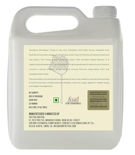 Image of VANTATTVA-NATURE'S GOODNESS...6KG Value Pack Organic Raw Honey