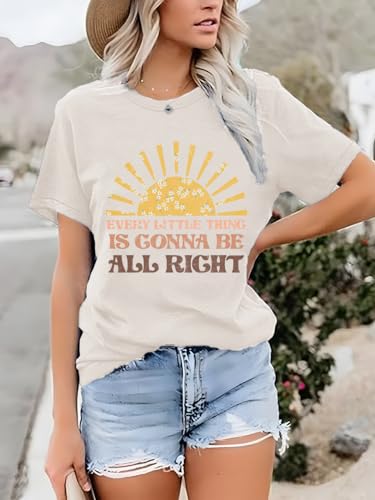 Womens Graphic Tee Shirts Trendy Casual Summer Loose Fit Short Sleeve Tshirts for Women2