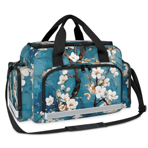 GzLeyigou First Aid Bags Empty, Graffiti Cherry Emergency Bag First Aid Kit Multiple Compartment Kit Carrier On Call Trauma Bag For Paramedics Emergency Medical Supplies Kit