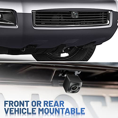 Eway Universal Front/Rear/Side View Backup Camera, Full Metal Shell Reverse Camera With Removable Guideline For Trucks Pickup Suv Rv Vans, Waterproof Wide Angel 150° - High-Definition Day & Night #TOP3