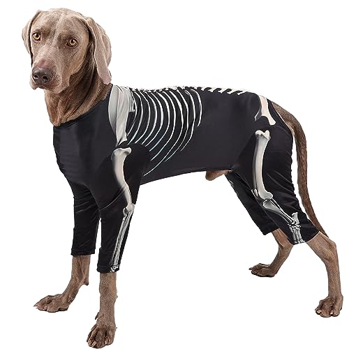Disfraz Halloween Esqueleto para Perros 3XL