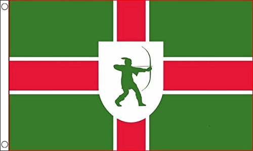 Flagtex Nottinghamshire New Flag 5ft x 3ft (150cm x 90cm)