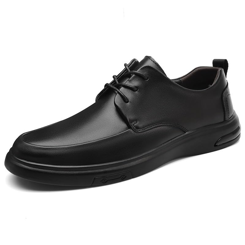Men's Classic Lace-up Formal Oxfords Mens Business Office Wedding Formal Modern Leather Dress Shoes