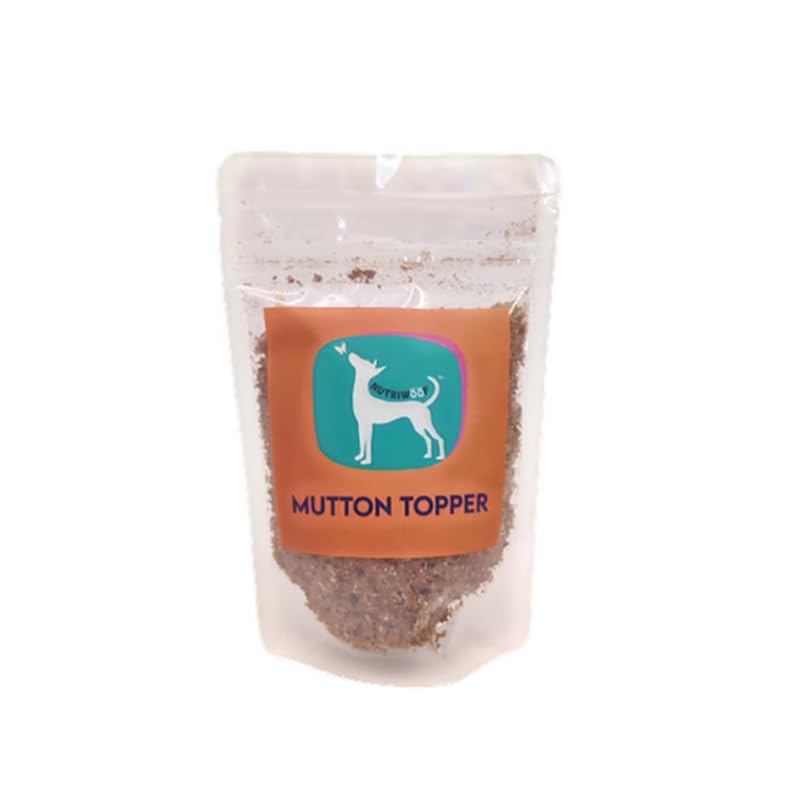 by A Petter Life Mutton Topper (40 Grams) |Enhances Palatability and Nutritional Quotient of Your pet's Meals| Suitable for Dogs and Cats | Preservative Free,All Life Stages,Granule