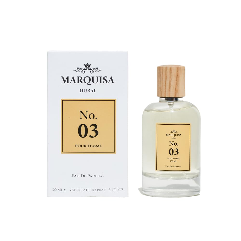 Marquisa Dubai No.3 Eau De Parfume Spray For Women, 3.4 Ounce, By Marquisa Dubai