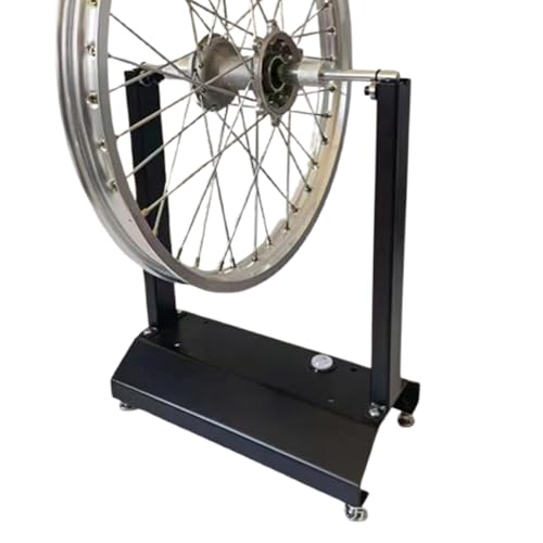 Teupyon Soporte equilibrador de neumáticos de motocicleta, soporte equilibrador de bicicleta deportiva, conos de centrado ajustables, herramienta de búsqueda de deportes de potencia para bicicletas de